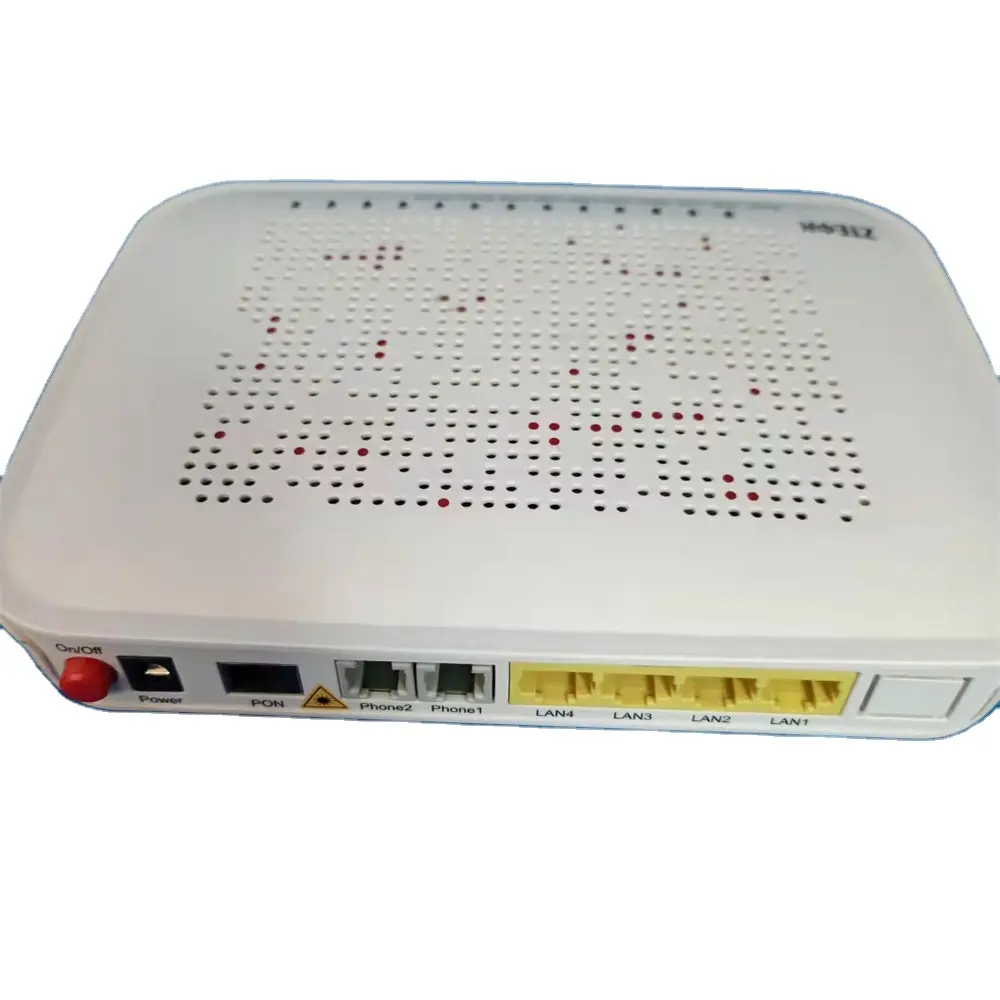 ZTE F620 V3.0 ONU 1GE 3FE 1PON GPON NT FTTH, Peralatan Modem Serat Optik dengan Versi Bahasa Inggris Yang Tahan Lama