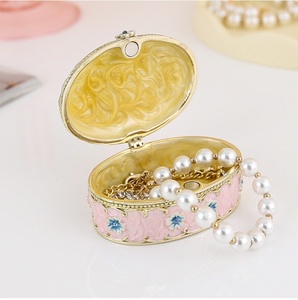 подарков и металлических поделок маленькие шкатулки для ювелирных изделий для рождественских модных подарков - Product Image 1