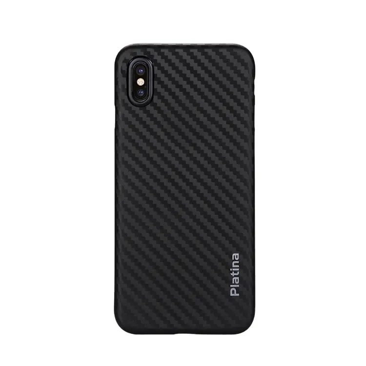 Yesido new arrival custom logo printed for iphone case carbon fiber mobile phone cover for iphone X case