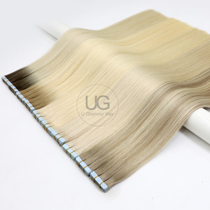 U quyến rũ bán buôn Hot Bán Straight & xoăn & sóng phong cách bất Nga tóc con người băng trong phần mở rộng - Product Image 2