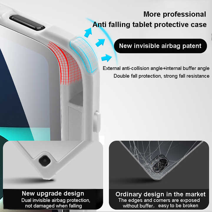 For Samsung Tablet S6 Lite Galaxy Tab Cover Case 10.4 Inch SM-P610 Case P615 2022 SM-P613 P619 Case With Pencil Holder