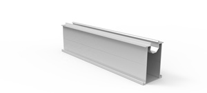 Rieles de aluminio del panel solar fotovoltaico para montaje Riel del sistema de montaje solar para panel solar - Product Image 5
