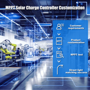 BOSUN Pro Doble MPPT IP67 Controlador de carga solar de alta calidad 15A para lámpara de Alumbrado público solar - Product Image 6