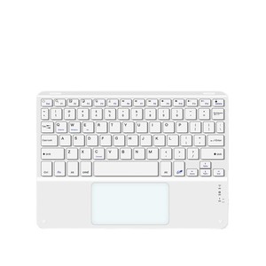 Venta caliente 2,4 Ghz Mini inalámbrico Multimedia Teclado retroiluminado Touchpad Teclado de carga Teclado recargable - Product Image 5