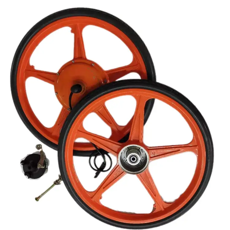 20 pollici condivisa bicicletta a motore elettrico, auto elettrica motore del mozzo, trolley hub motor36V 48V350w motore brushless