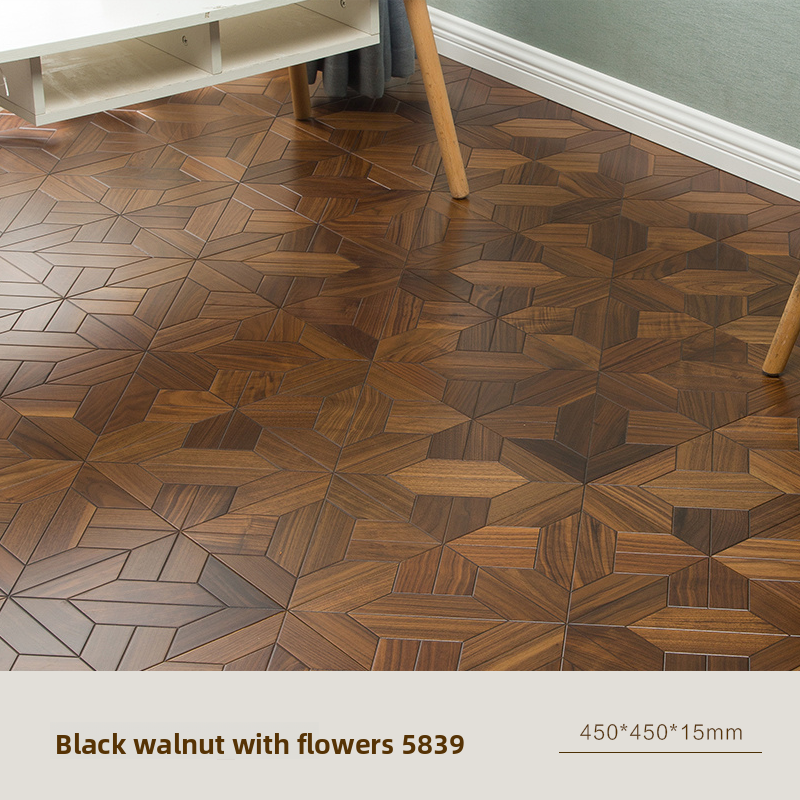 Black walnut mosaic 5839; 1㎡