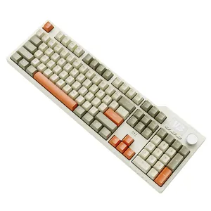 Teclado AJAZZ AK35I V3 con cable MAX, Teclado mecánico de tamaño completo con pantalla TFT y perilla, teclado intercambiable en caliente e interruptor de aguacate - Product Image 2