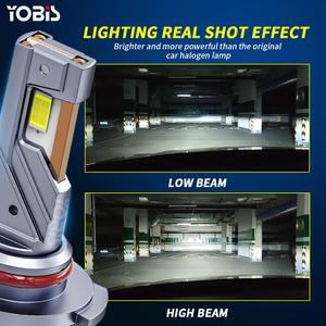 Yobis最高の6000kh7 h1h4ハイロービームカーLEDヘッドライト電球照明部品