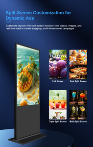 Piso Infravermelho Em Pé Comercial <span class=keywords><strong>LCD</strong></span> Publicidade Tela Led Display Touch Screen <span class=keywords><strong>Monitor</strong></span> 43 55 65 Polegadas Digital Signage Player