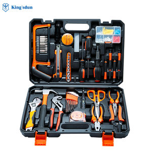 Kingsdun 102Pcs电器木工维修套件家用工具套装专业手动工具套装工具箱 - Product Image 1