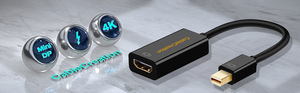 CableCreation 4K Mini DP1.2 Male to <strong>HDMI</strong> FeMale Mini DP Adapter - Product Image 5