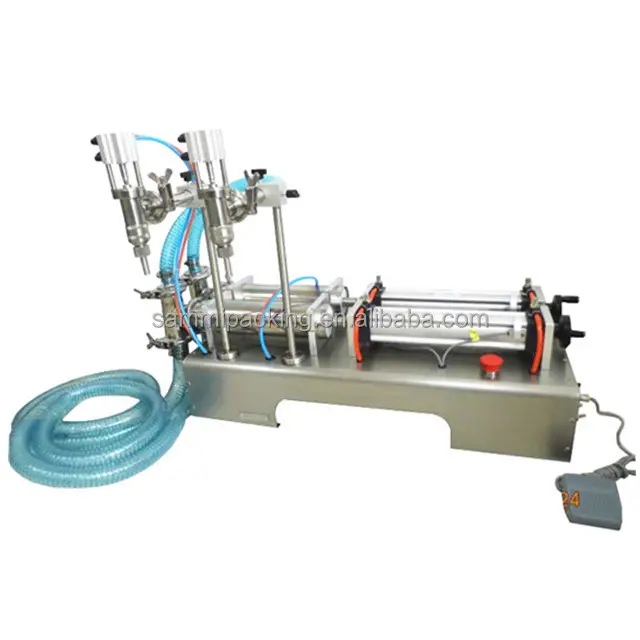 Stainless Steel 304 Tabletop Automatic Filling Machine 1 Gallon Barrel Bottle Filler for Water and Juice