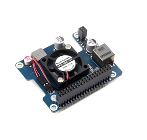 High Power over Ethernet HAT-Entwicklungs platine für Raspberry Pi 5 Unterstützt 802.3af/at mit integriertem Lüfter - Product Image 2
