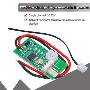 DC 12V PWM Temperatur regler Lüfters teuerung 4-Draht-Temperaturlüfter Drehzahl regler Regler für PC Lüfter/Alarm STK IC - Product Image 6