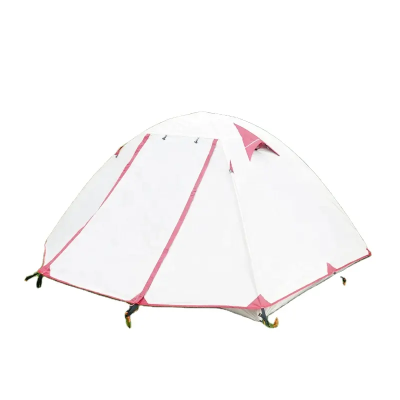 Покупайте легкие Роскошные Складные Выдвижные палатки 2 3 4 человека семейная палатка для кемпинга на открытом воздухе распродажа