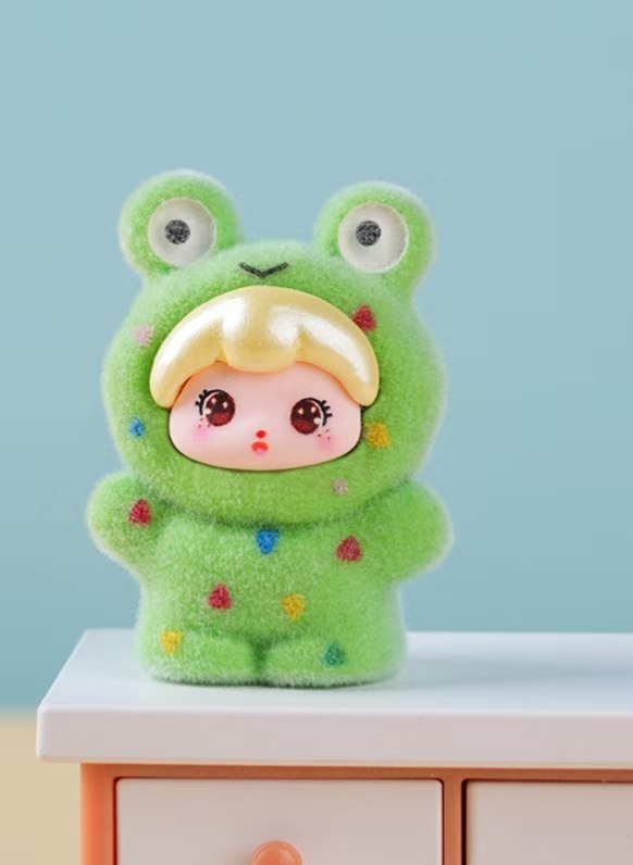 04 กบกอดน่ารักสีเขียวเมล็ดข้าว