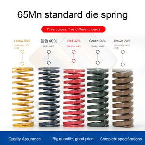 แม่พิมพ์65MN แบบกดสปริงทรงสี่เหลี่ยมมุมฉากแบบญี่ปุ่นมีสีชาเหลืองฟ้าแดงเขียวน้ำตาล - Product Image 4