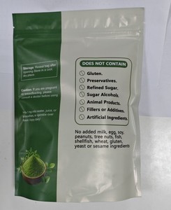 Dapat disesuaikan 50g organik makanan kelas <span class=keywords><strong>Moringa</strong></span> daun bubuk ekstrak Herbal murni Vitamin aktif bahan Label pribadi botol - Product Image 2