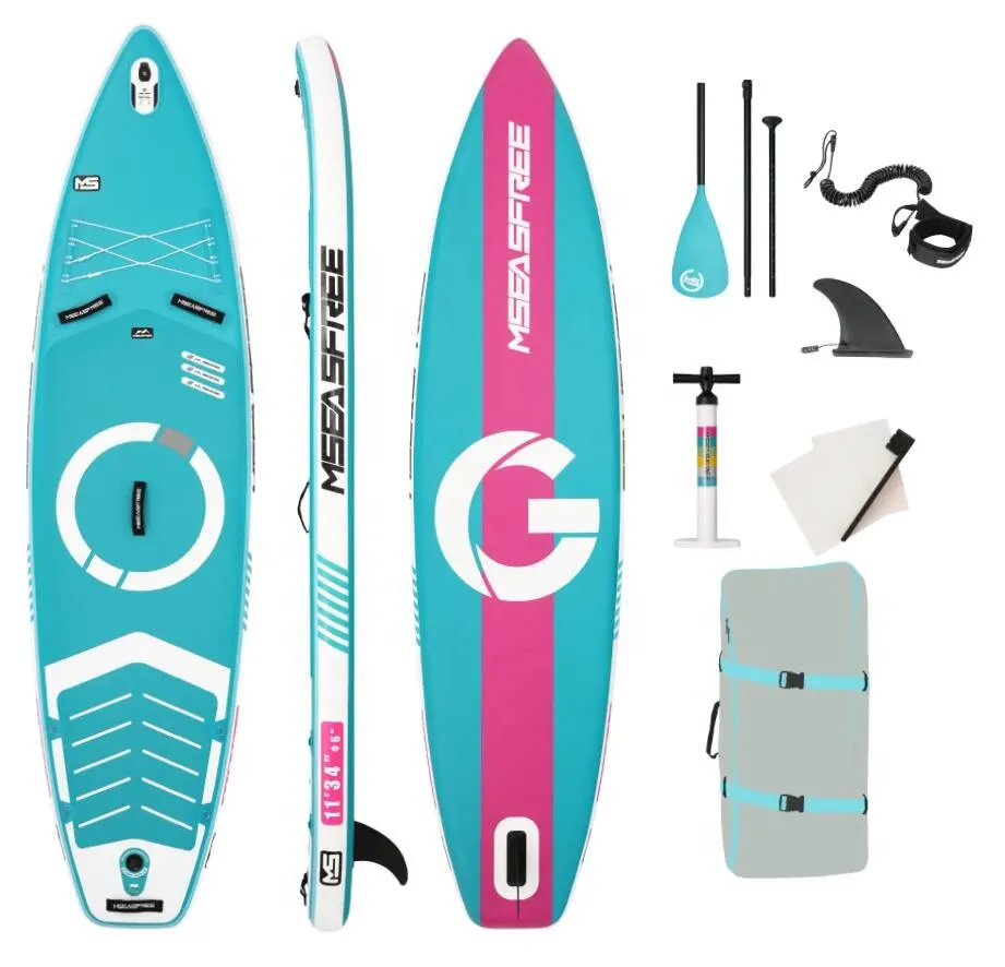 2023 nuovo stile all'ingrosso gonfiabile paddle board barca da pesca Kayak gonfiabile SUP Board in vendita