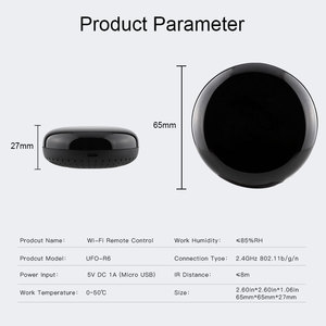 Tuya Wifi Universal fernbedienung TV Smart IR Blaster Klimaanlage WLAN IR Lern fernbedienung - Product Image 6