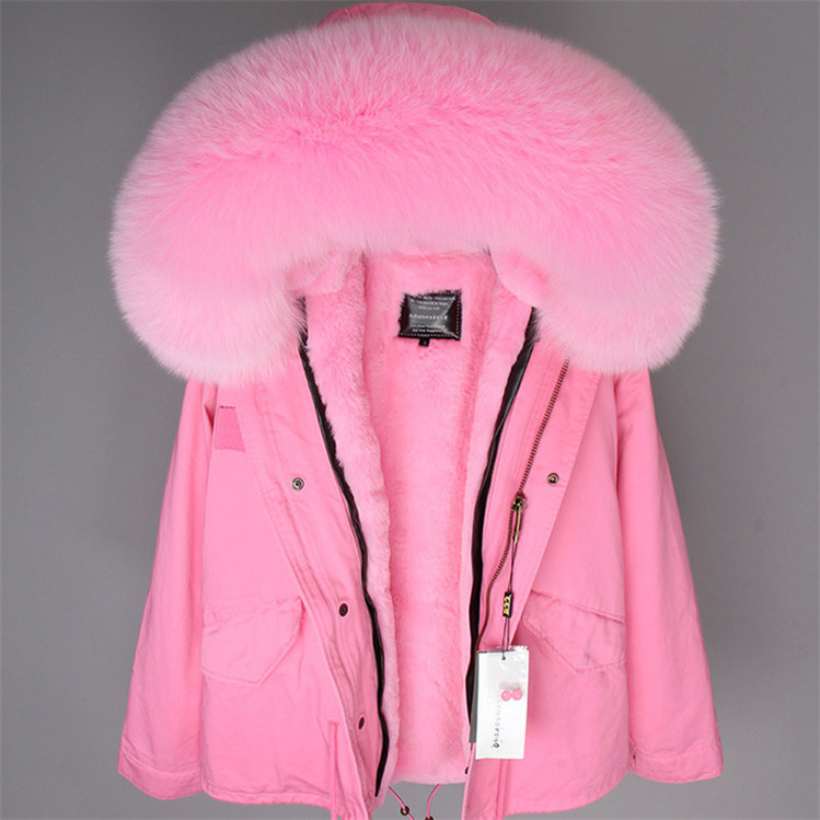 Pink fur+Pink Coat