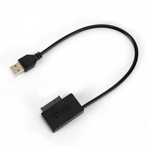 USB 2.0至SATA 6 + 7 13引脚USB至SATA超薄电缆线，用于笔记本外部硬盘驱动器硬盘盒笔记本DVD - Product Image 4