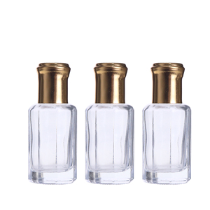 高品質3ml 6ml 12mlアラビアウードボトルアターゴールドスクリューキャップガラス香水またはミニボトルのアガーウッドオイルフレグランス - Product Image 3