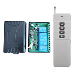 433.92 mhz 4 relè ricevitore rolling code telecomando interruttori 5km trasmettitore e ricevitore telecomando - Product Image 1