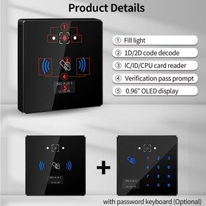 Customized Ethernet <strong>TCP</strong> <strong>IP</strong> Waterproof NFC Door Access Control QR Code <strong>Reader</strong> <strong>with</strong> Display
