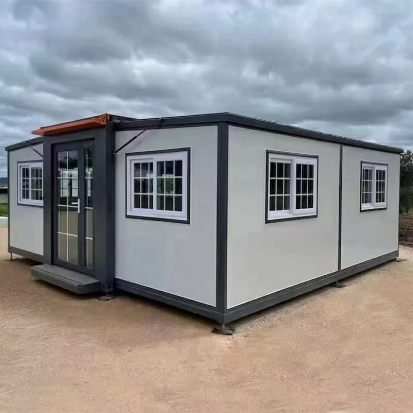 Casas de contenedores expandibles de acero prefabricadas de 20 pies de Australia