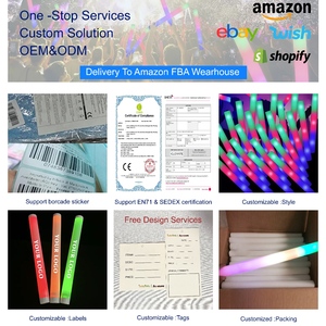 <span class=keywords><strong>Led</strong></span> ánh sáng-up bọt GLOW <span class=keywords><strong>STICK</strong></span> 48cm số lượng lớn gói thiết kế mới Neon <span class=keywords><strong>LED</strong></span> Đảng Wand bọt Glow Sticks cho đám cưới dành cho người lớn trẻ em sinh nhật - Product Image 5