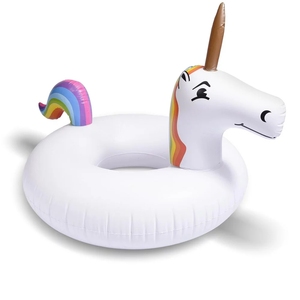 Estate nuova piscina divertente per adulti in PVC unicorno gonfiabile tubo galleggiante per nuoto zattera - Product Image 3