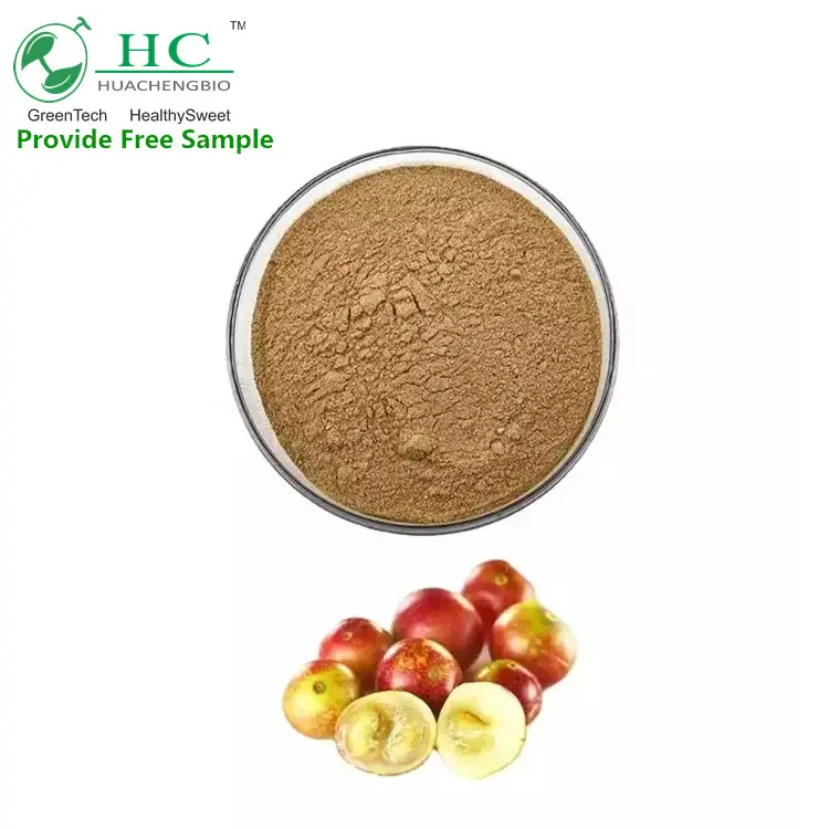 Extracto de fruta de Camu de grado alimenticio, polvo de extracto de Camu, polvo de jugo de Camu, vitamina C