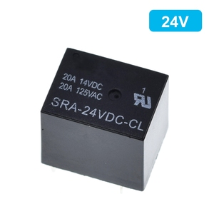 10 pz 5V 12V 24V 20A DC relè di potenza SRA-05VDC-CL SRA-12VDC-CL SRA-24VDC-CL 5pin tipo PCB In magazzino relè automobilistico nero - Product Image 5