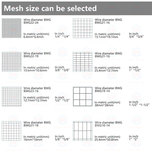 Hot Dip Galvanized Welded Iron <strong>Mesh</strong> <strong>3</strong>/8'' X <strong>3</strong>/8'' 5/8'' X 5/8'' Welded Wire <strong>Mesh</strong> <strong>Fence</strong> Roll for Rabbit/Bird/Duck/Chicken Cage - Product Image 4