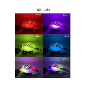 RGB WS2812B นำแถบแสงกันน้ำเป็นรายบุคคลแอดเดรสสมาร์ท RGB นำแสงสำหรับตกแต่งบ้านคริสมาสต์ - Product Image 5