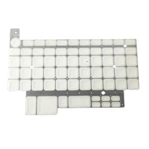 Teclado numérico de goma de silicona hecho a medida, teclas de función, botón, membrana, interruptor para equipos de telecomunicaciones