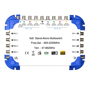 Interruptor Satélite Digital DiSEqC, 8 entradas SAT + 1 entradas ANT, con diferentes salidas, venta al por mayor - Product Image 3