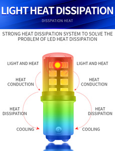 HAIZG ไฟ Led อัตโนมัติ1156 3157 7440สัญญาณไฟ Led กำลังสูง20W หลอดไฟเลี้ยวรถยนต์ LED - Product Image 6