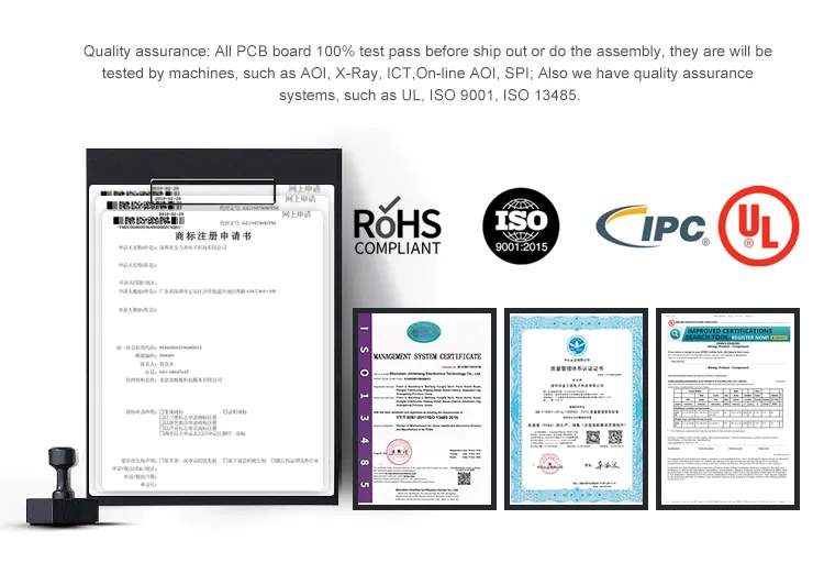 Servicio integral electrónico de doble cara Pcb Board Fabricación Pcb Oem Odm Pcba Bom Gerber Diseño de archivos