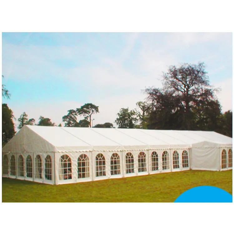Nouvelle grande tente extérieure en pvc résistant aux UV, grandes tentes de mariage pour 500 personnes, 20x40