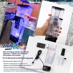 BM Mini Q Skimmer mikro akvaryum balık tankı dahili Protein ayırıcı plastik oturma odası ile filtre uygun kutu paketlenmiş - Product Image 2