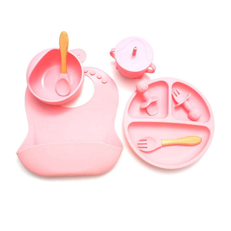 Pink set of eight