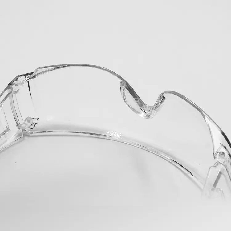 Kacamata pelindung kimia anti percikan dapat digunakan kembali, kacamata keamanan plastik medis