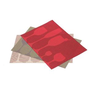 高品质中国新设计高玻璃印花聚氯乙烯矩形桌垫编织新年垫和垫 - Product Image 5