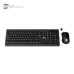 Conjunto combinado de teclado y ratón de tamaño completo, OEM/ODM, personalizado, 2,4 GHz, USB, - Product Image 2