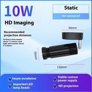 Açık renk değişimi LED projektör lamba işareti özel Logo kapalı açık reklam Gobo projektör su geçirmez alüminyum özel - Product Image 5