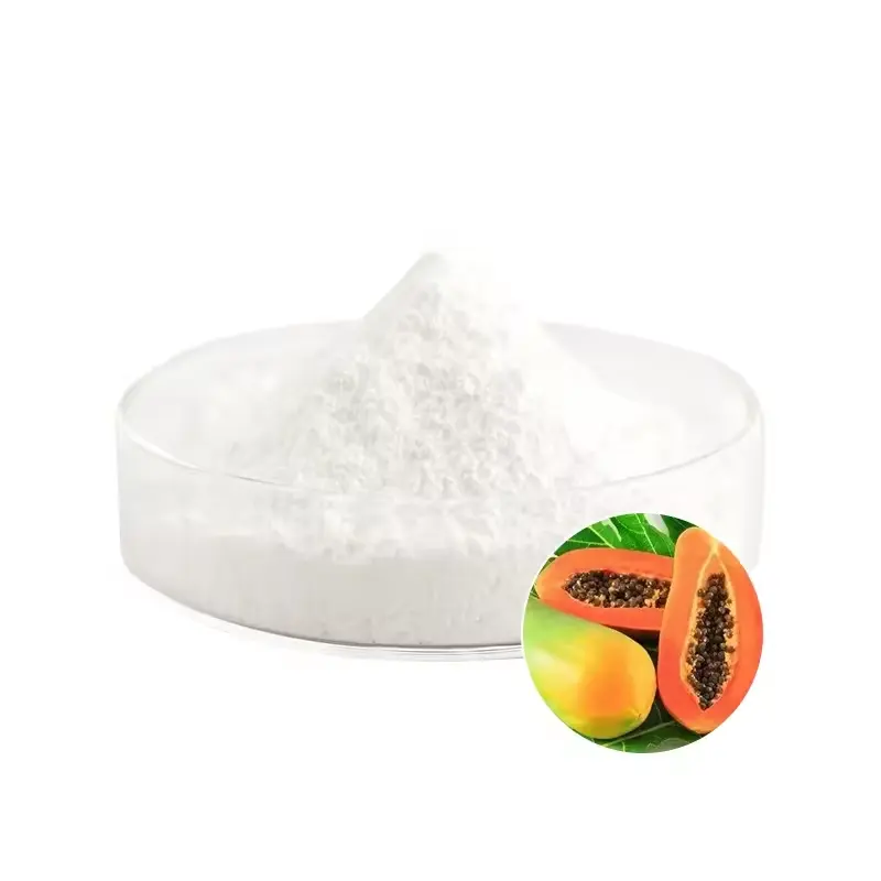 Miglior prezzo estratto di papaia papaina enzima in polvere CAS 9001-73-4