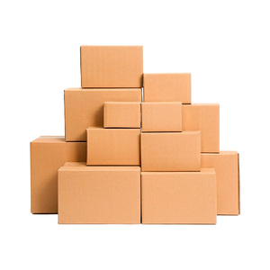 Single Wall 3ply Wellpappe schachteln Günstige Low MOQ Mailing Umzugs kartons mit Präge druck Handhabung - Product Image 6