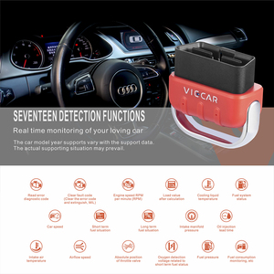 VP006ワイヤレスOBD2インターフェースIIカーコードリーダーミニ11診断ツールAndroid IOS ELM327アプリViecarアダプター - Product Image 6